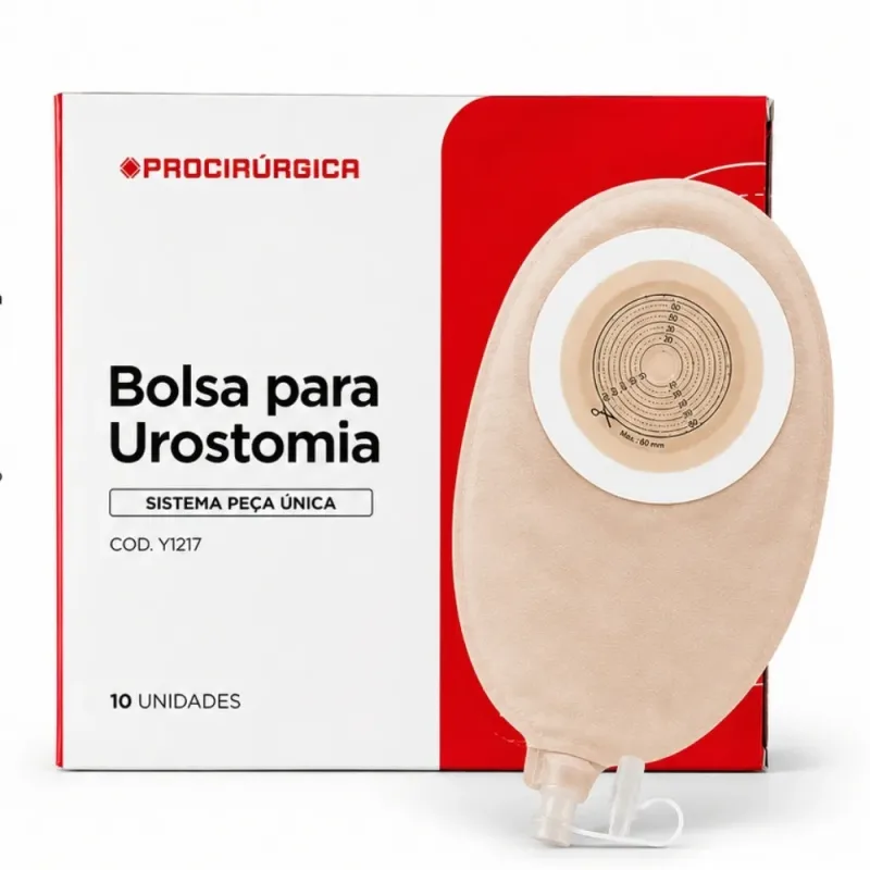 Bolsa Para Urostomia 20/40MM Transparente (CX C/10) - Procirúrgica