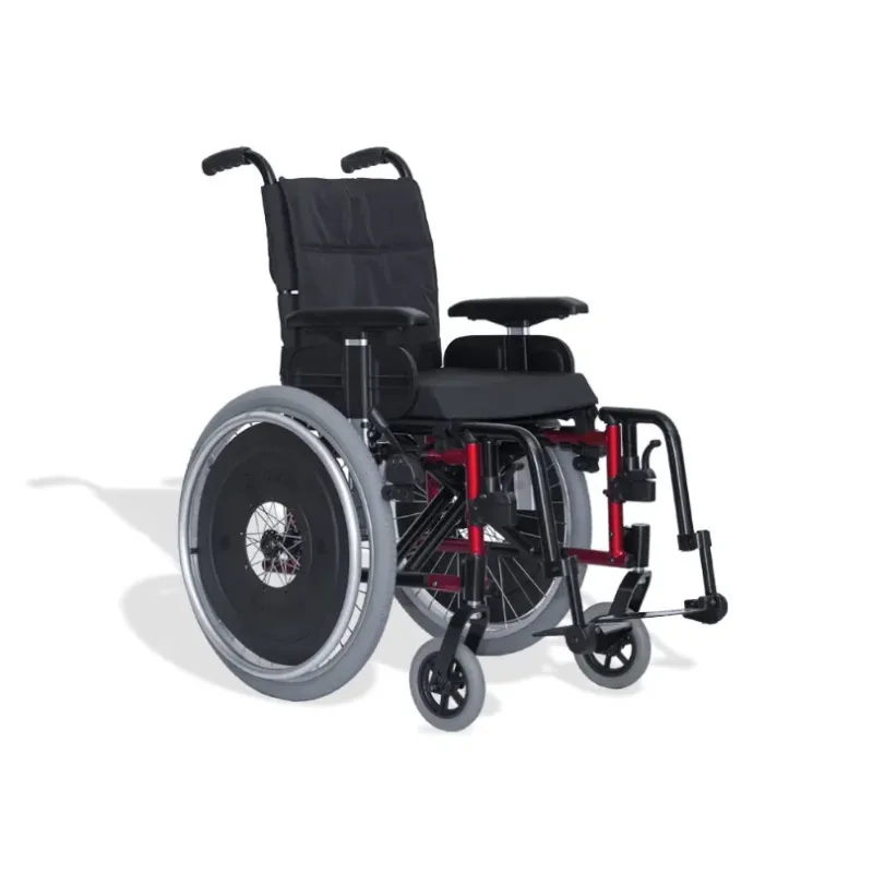 Cadeira de Rodas Mini K 36CM Vermelho Metálico - Ortobrás
