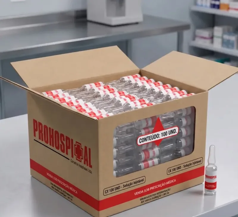 Dipirona Sódica 500MG/ML 2ML (Caixa C/100 Ampolas) - Farmace