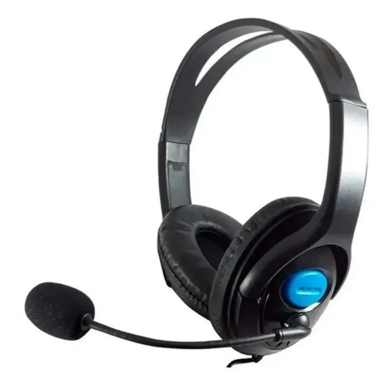 Headset Gamer Ps4 Xbox One Fone Ouvido c/ Microfone Preto