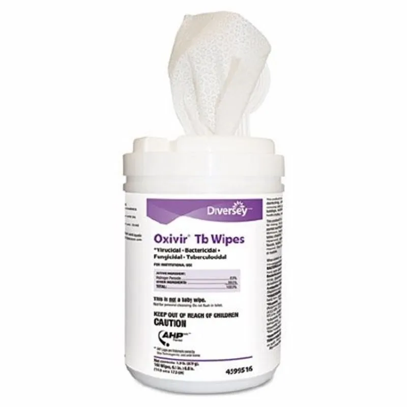 Limpa-superfícies Oxivir Tb, 60 Toalhetes À Base De Álcool, Descartáveis