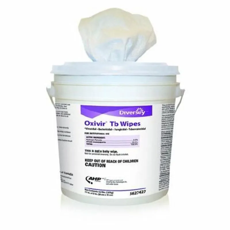 Limpador De Desinfetante De Superfície Oxivir Tb Álcool Baseado Em Álcool Wipe 160 Conde Nãosterile Recipiente Cereja Almo 160 Contagem Por Lagasse
