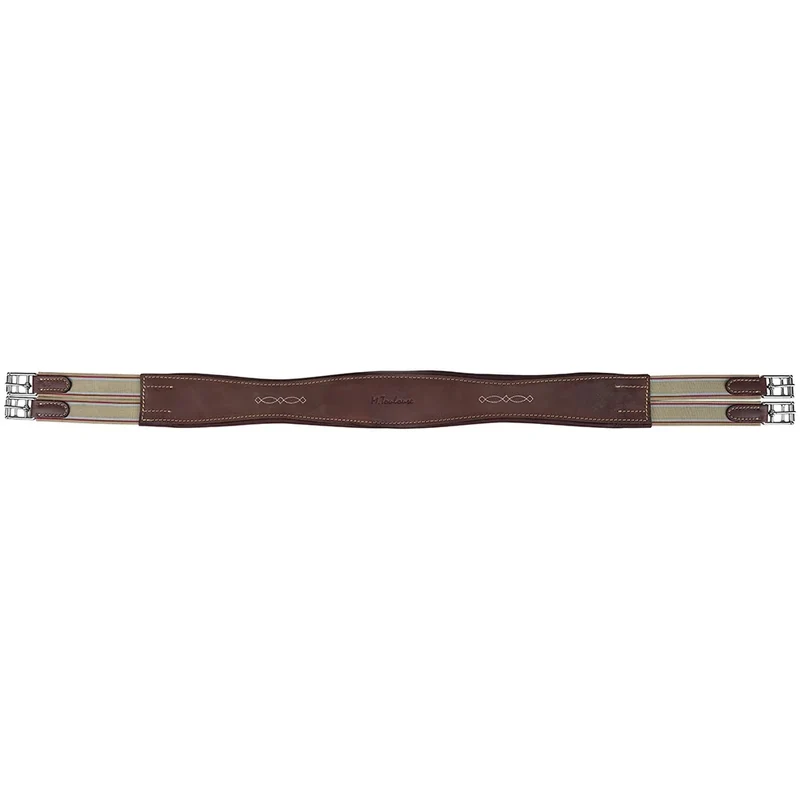 M. Toulouse Contour Padded Girth Chocolate / 54