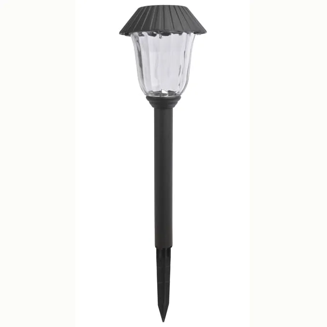 Moonrays Set of Solar Path Lights with Ribbed Glass - Pack of 6