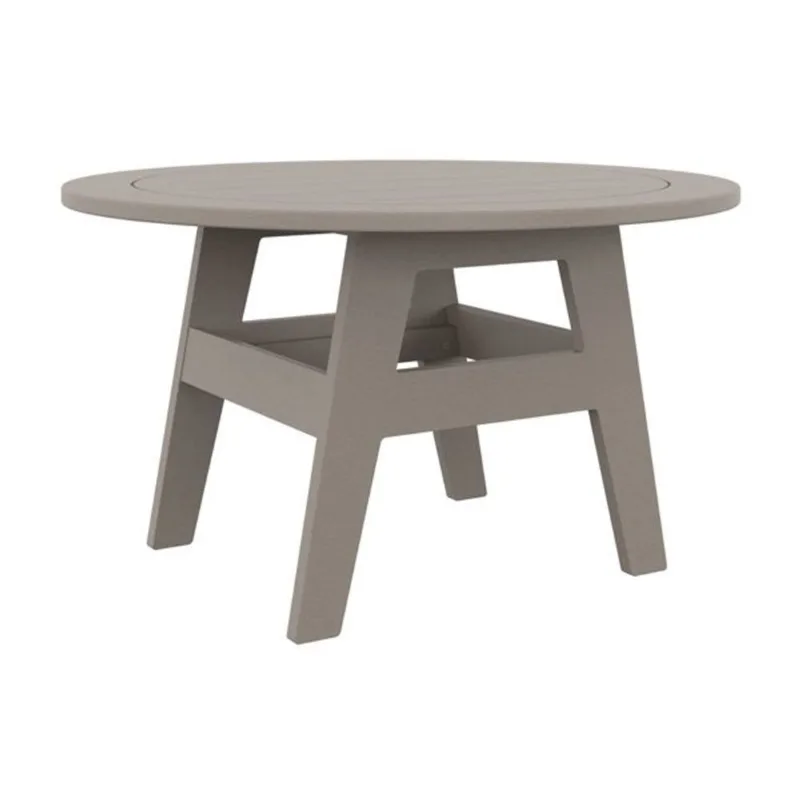 Crystal Harbor Coffee Table with Square HDPE Top - Beige