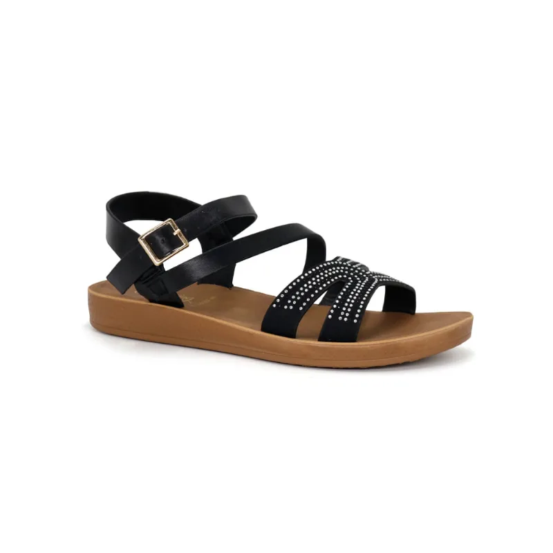 Sandalias de Mujer Casual Charming W-86021 BLACK 38