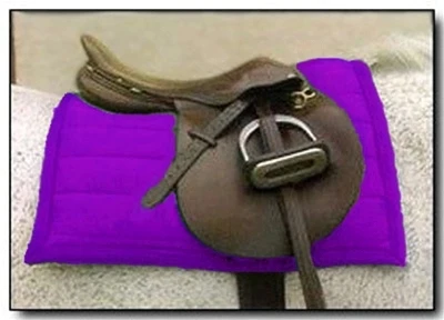 PolyPads Plus One Saddle Pad - All Purpose Black / 26" x 37"