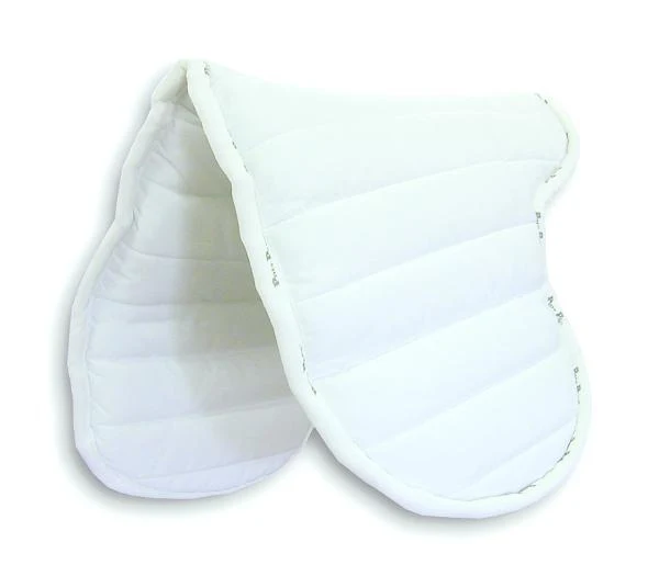 PolyPads Countoured Poly Saddle Pad - All-Purpose White / 26" x 37"