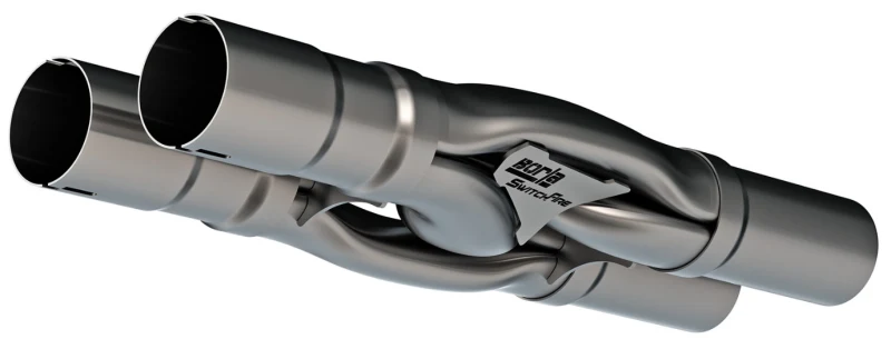 Borla SwitchFire X-pipe 2.5I.D. INLETS 2.5in. O.D. OUTLETS Notched