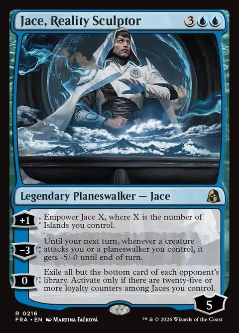 Jace, Reality Sculptor (216) Non-Foil / Near Mint