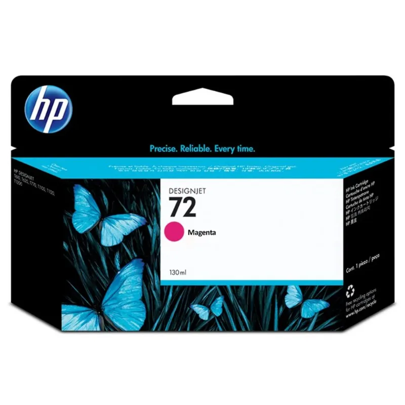 Cartucho de Tinta HP 72 C9372A Magenta | DesignJet T610 T770 T1100 T2300