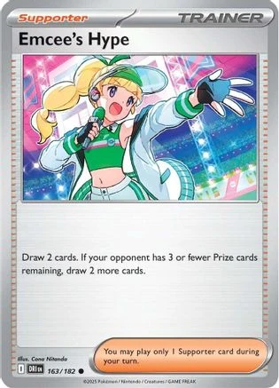 Emcee's Hype (163/182) [SV10 Destined Rivals] Lightly Played