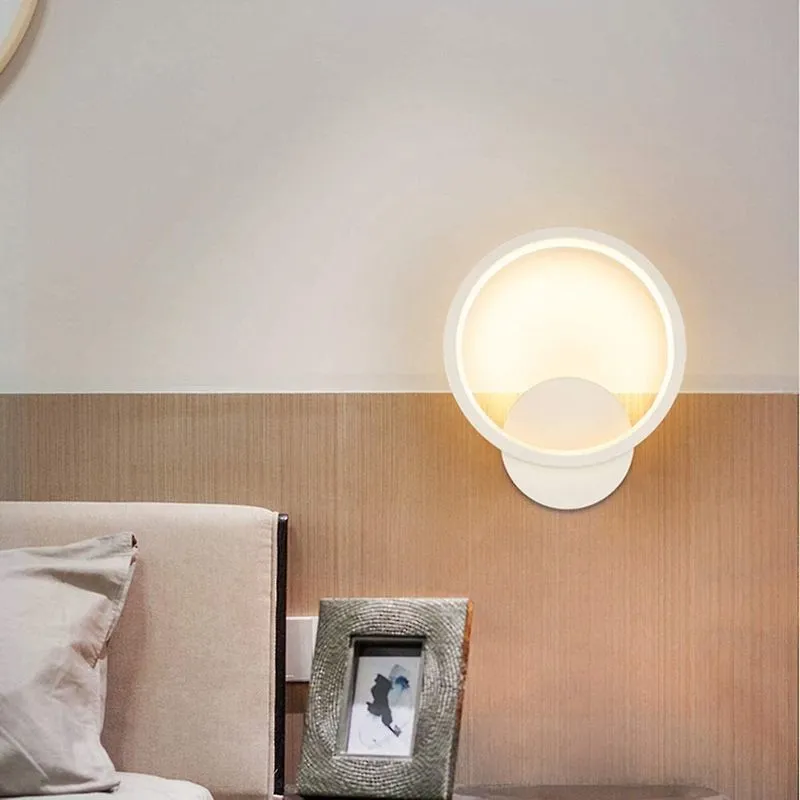 Lâmpada de parede interior LED 13W Lâmpada de parede branca moderna de parede branca para sala Sala de estar escalada corredorblanc