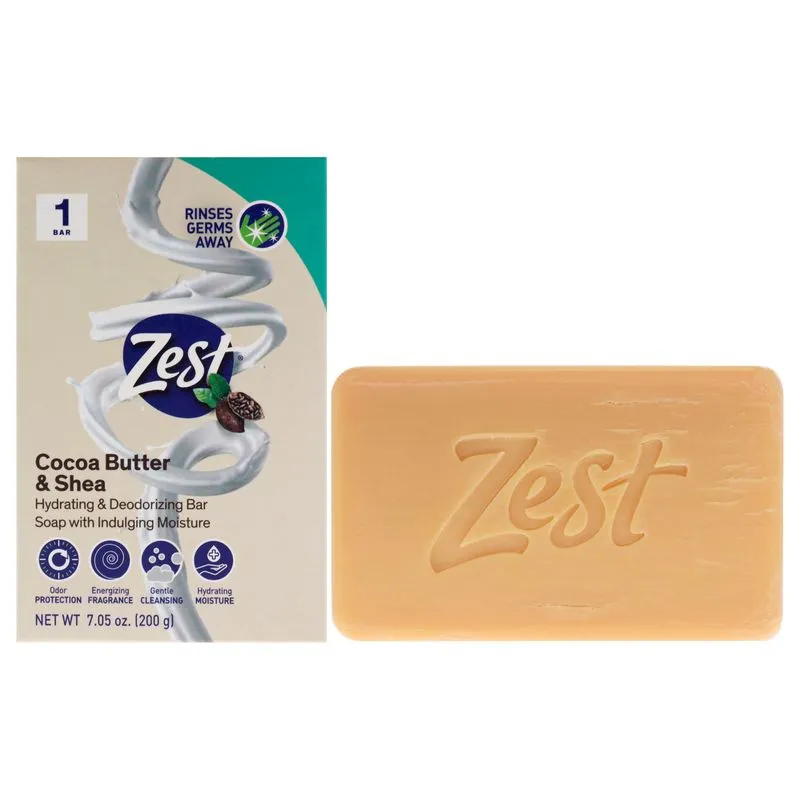 Sabonete Desodorizante Hidratante em Barra - Manteiga de Cacau e Karité da Zest