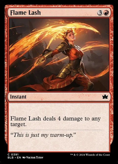 Flame Lash (391) Non-Foil / Near Mint