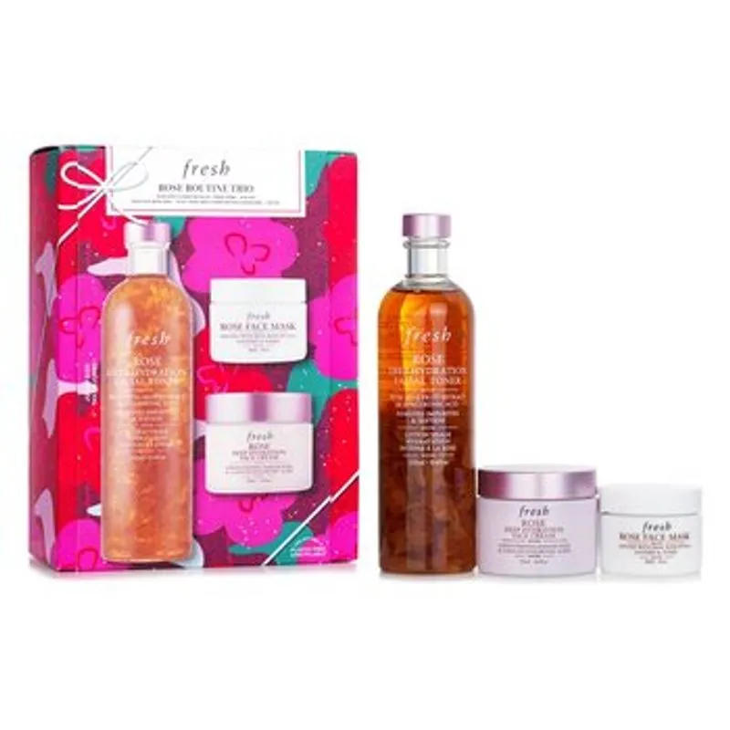Conjunto De Cuidados Com A Pele Fresh Rose Routine: Máscara Facial+tônico Facial +