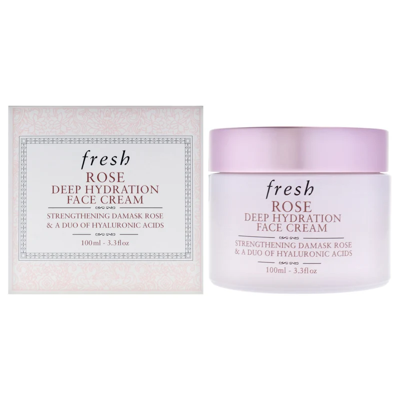 Fresh Rose Deep Hydration Face Cream by Fresh for Women - 3.3 oz Cream 3.3 oz