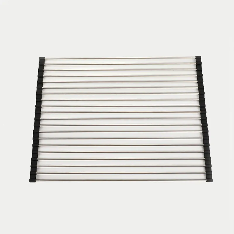 Rack De Gotejamento Prático Da Lava-louças, Dobrável De Aço Inoxidável