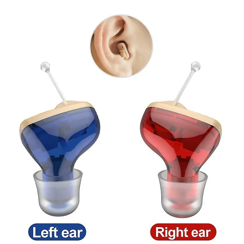 Aparelhos Auditivos Wokex Fairy N127 Cic Mini Invisible Blue Red Pa