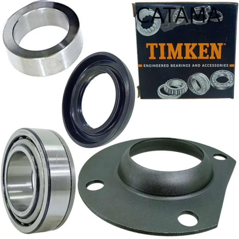 Kit Rolamento Flange Anel Trava Larga Retentor Roda Traseira F1000 Dana 46