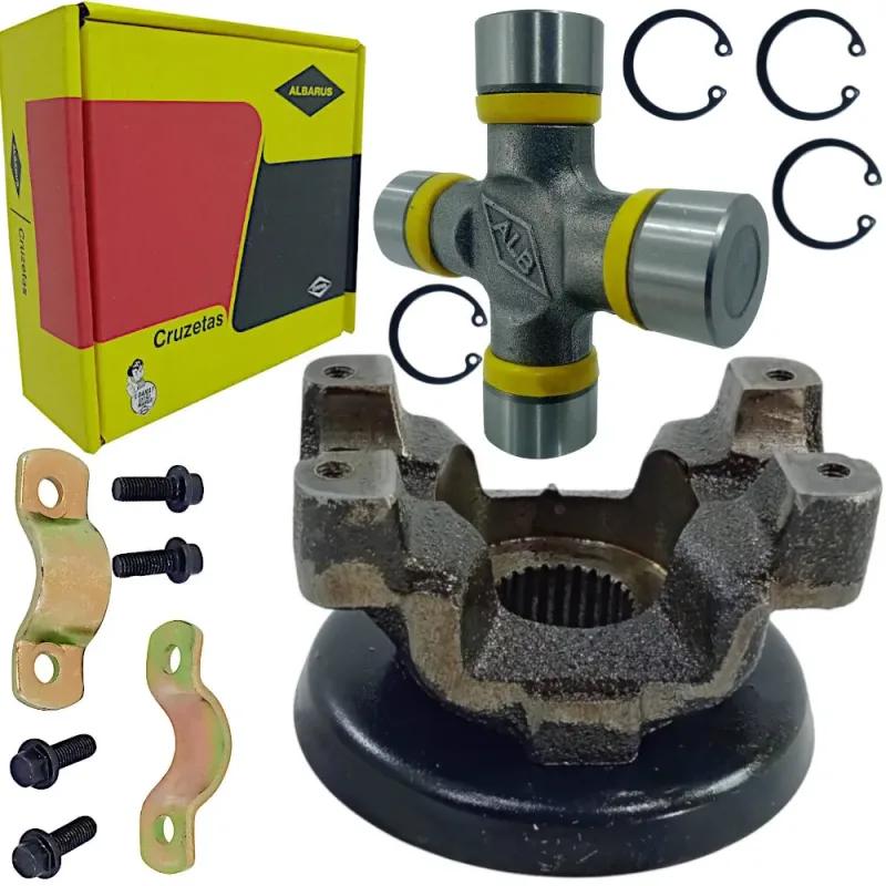 Kit Flange Pinhao Diferencial Dana 44-3 Cruzeta S10 Blazer Troller