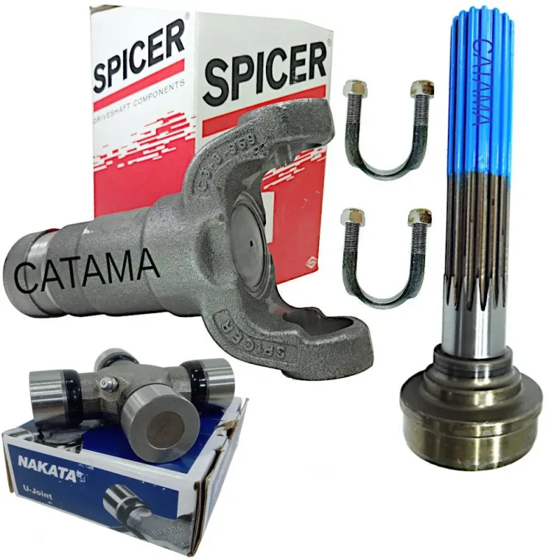 Kit Luva Ponteira Cardan Cruzeta Grampos D20 D40 Silverado 16 Estrias 1410