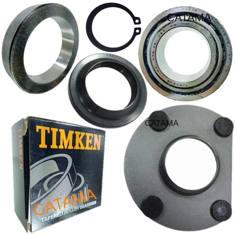 Kit Rolamento Retentor Flange Semi Eixo Traseiro S10 Blazer