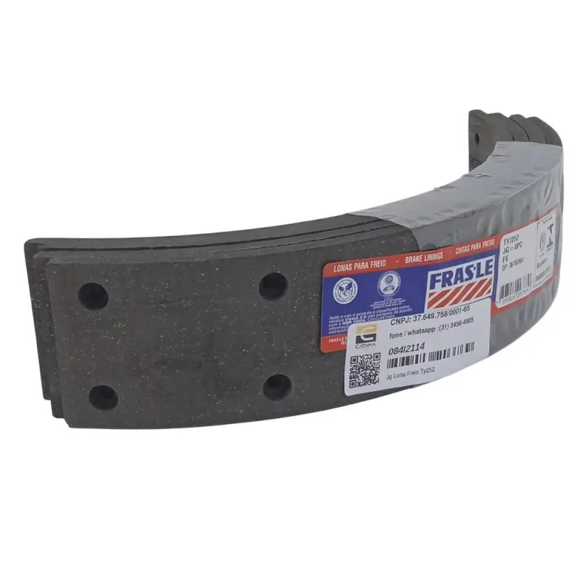 Jogo Lona Freio Com Rebites Fras-Le Para 04 Rodas Toyota Bandeirante Jeep Pickup 67 A 01