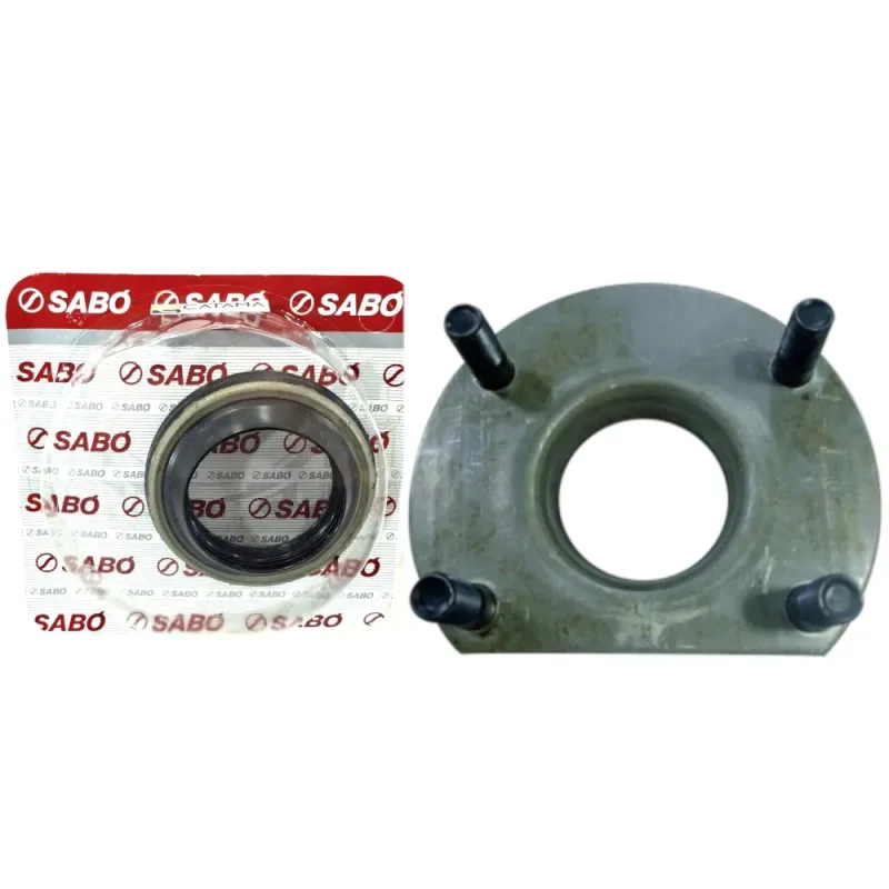 Kit Flange e Retentor 01 Roda Semi Eixo Traseiro S10 Blazer 97 a 11