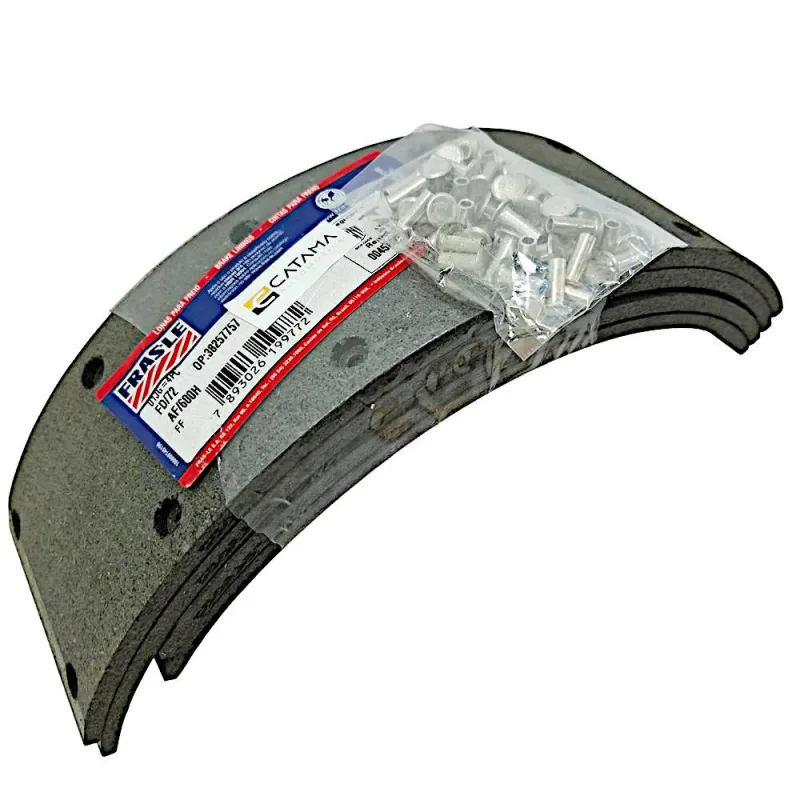 Jogo Lona Freio Traseira FD72 F4000 D40 VW Delivery Com Rebites
