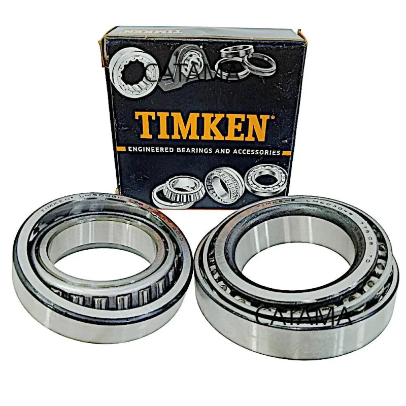 Kit Rolamentos Interno E Externo Roda Dianteira Frontier 4x4 Ate 2007 Timken
