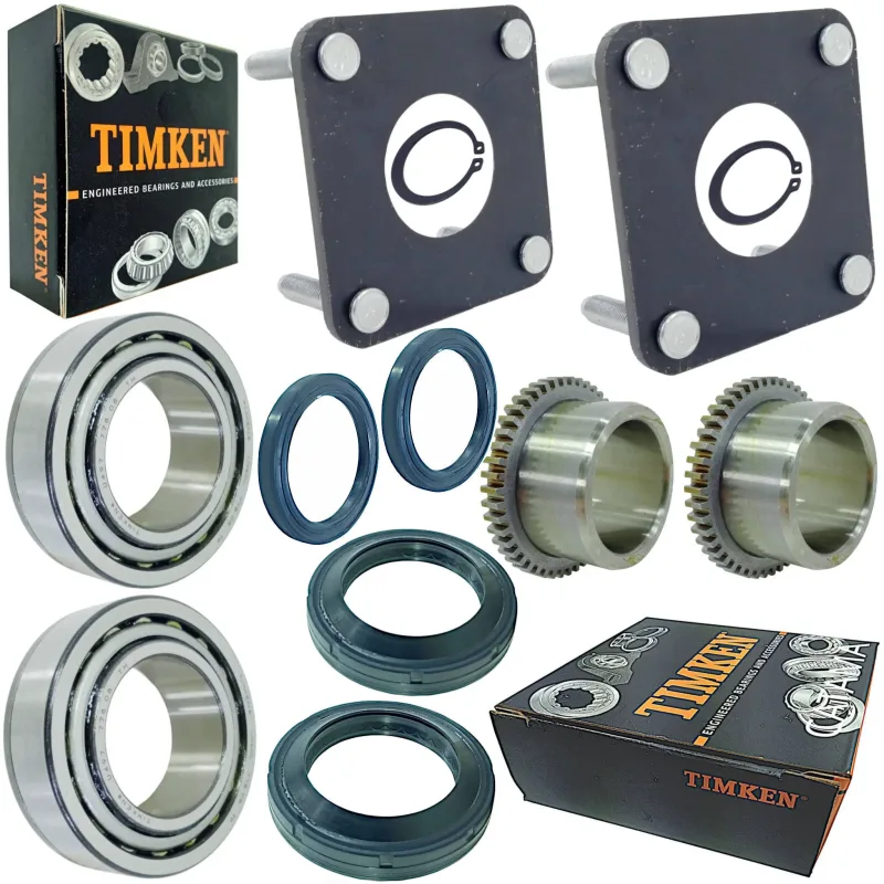 Jogo de Flange Anel 38 Dentes Rolamento 02 Roda Traseira Trailblazer Nova S10 ate 2016