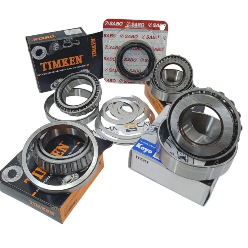 Kit Rolamentos Calcos Retentor Pinhao Diferencial Dana 284 VW 8-120 8-150