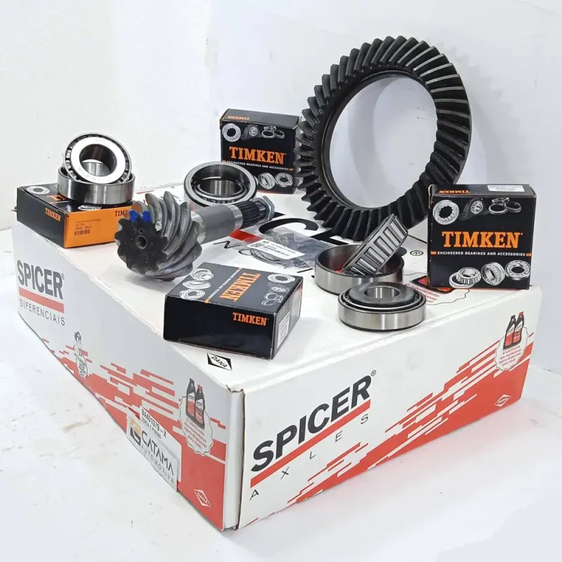 Kit Reparo Coroa Pinhao 11x45 Rolamentos Retentor Ranger Troller Dana 44-3
