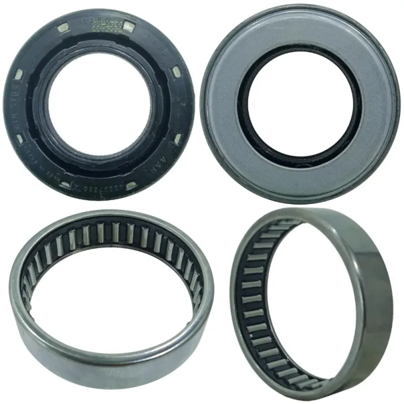 Kit 02 Rolamentos Agulha E 02 Retentores Tulipa Dianteira S10 Blazer 4x4