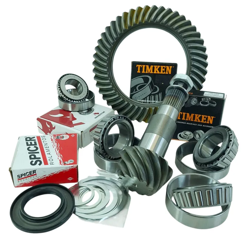 Kit Coroa Pinhao 11x47 Com Rolamentos Retentor e Junta Sprinter 310 eixo Dana 46