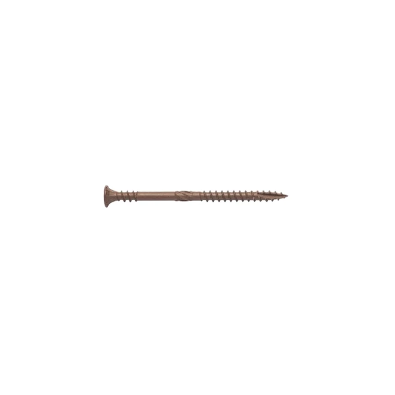 Deck Screw Bronze / 1#_BUCKET / 10X2_5/8IN