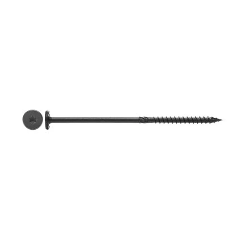 Structural Lag Screw 1# bucket / 15X6IN / BLACK