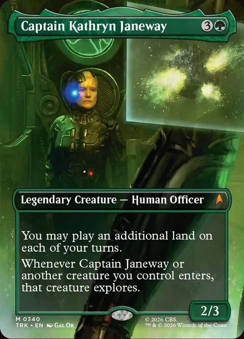 Captain Kathryn Janeway (340) Foil / Near Mint