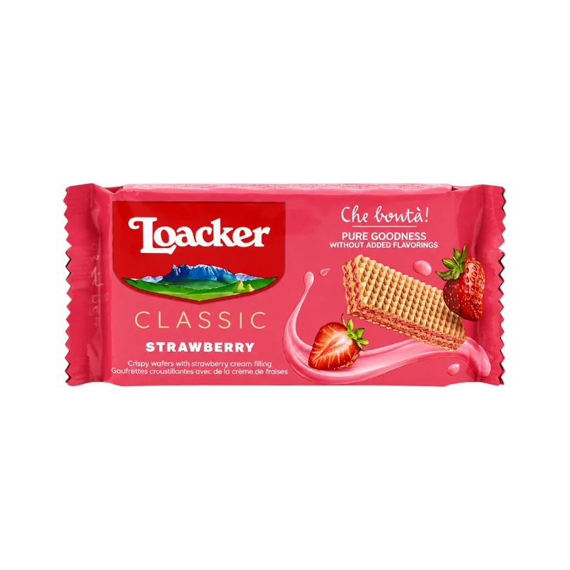 LOACKER CLASSIC WAFER STRAWBERRY 45 GM