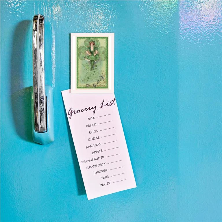 SP-119 St. Patrick's Day Greetings - Vintage Image Magnet, Pack of 6