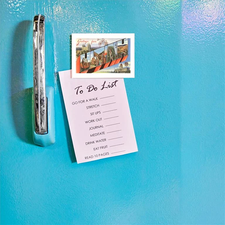 UT-55 Greetings from Utah - Vintage Image Magnet, Pack of 6