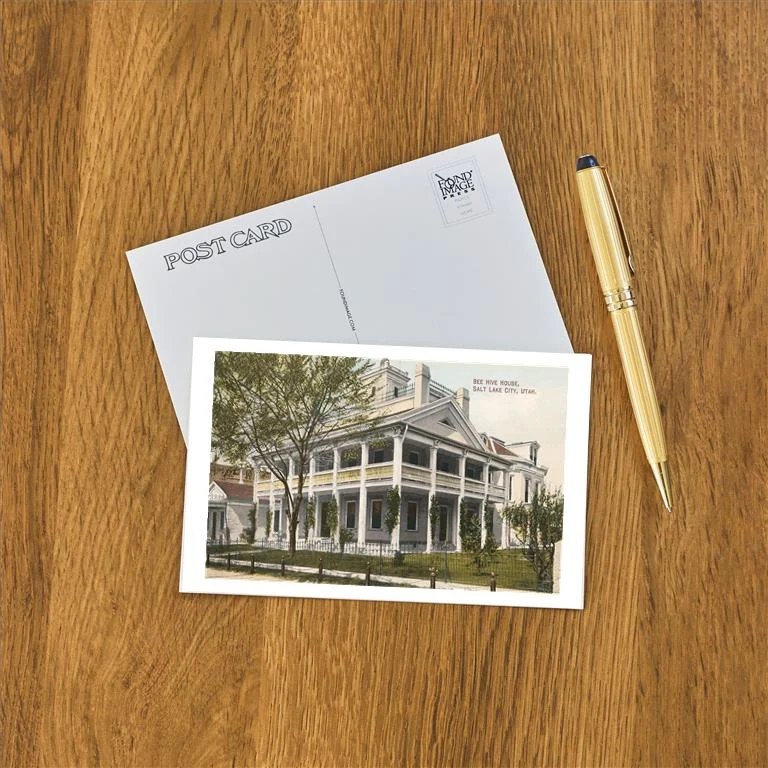 UT-213 Beehive House, Salt Lake City - Vintage Image Postcard, Pack of 10