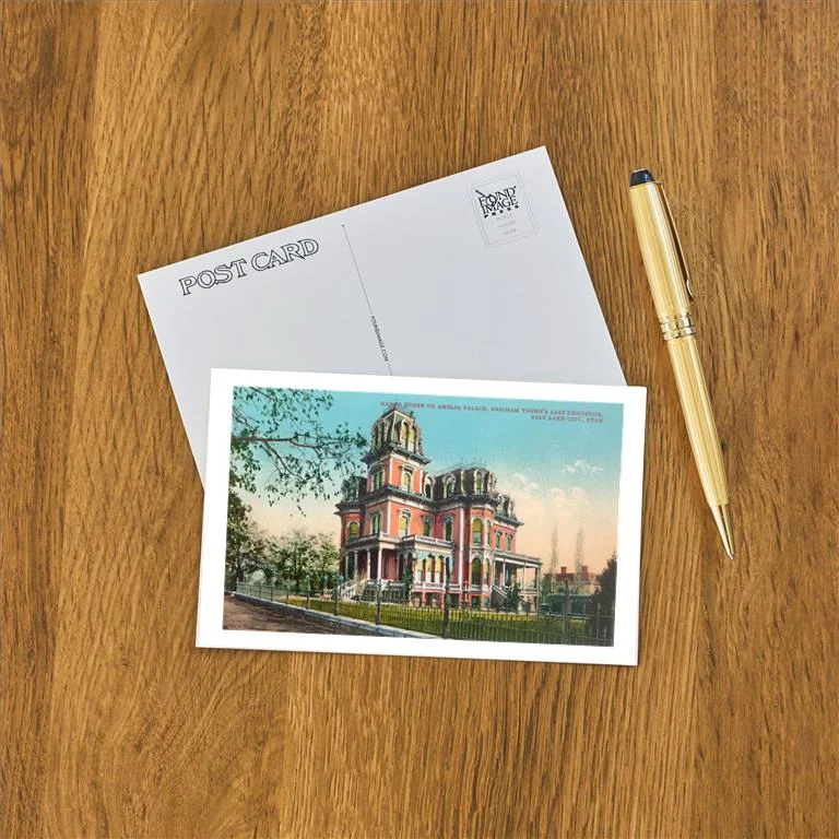 UT-174 Gardo House, Amelia Palace, Salt Lake City, Utah - Vintage Image Postcard, Pack of 10