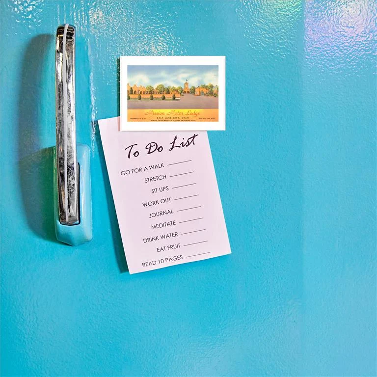 UT-107 Mission Motor Lodge, Salt Lake City, Utah - Vintage Image Magnet, Pack of 6