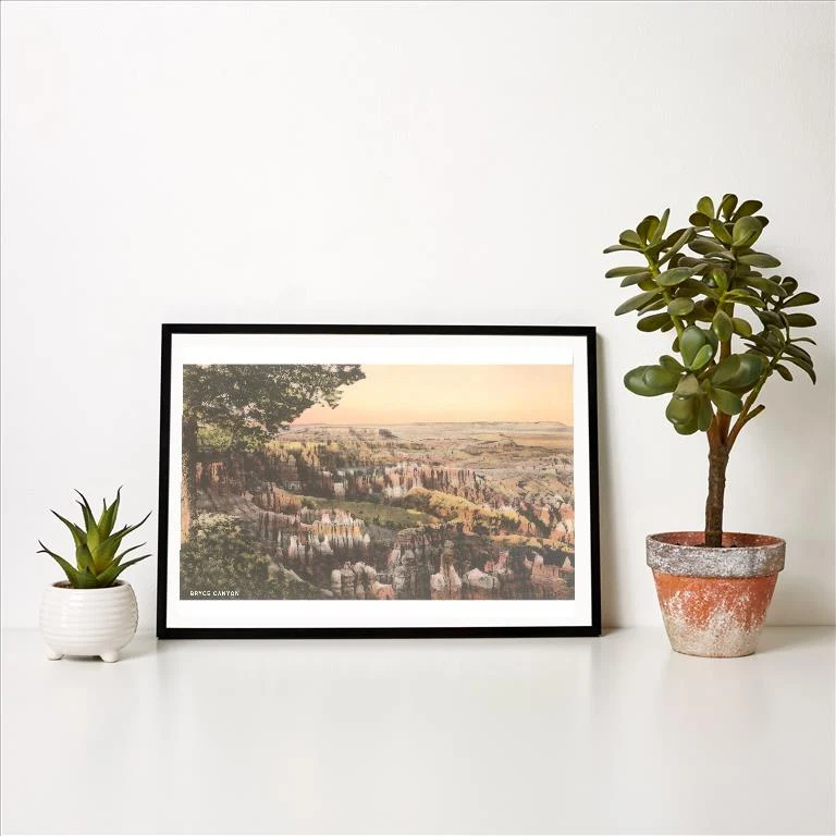 UT-205 Bryce Canyon National Park - Vintage Image Art Print, Individual Print
