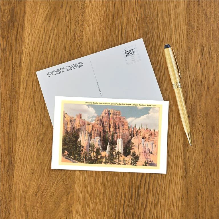 UT-88 Queen's Castle, Bryce Canyon, Utah - Vintage Image Postcard, Pack of 10