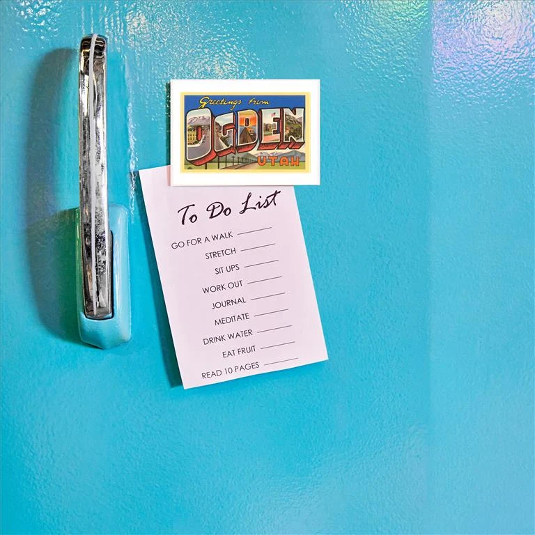 UT-94 Greetings from Ogden, Utah - Vintage Image Magnet, Pack of 6