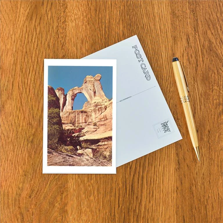 UT-161 Angel Arch, Canyonlands National Park - Vintage Image Postcard, Pack of 10