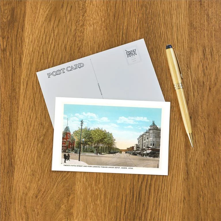 UT-132 25th Street, Ogden, Utah - Vintage Image Postcard, Pack of 10